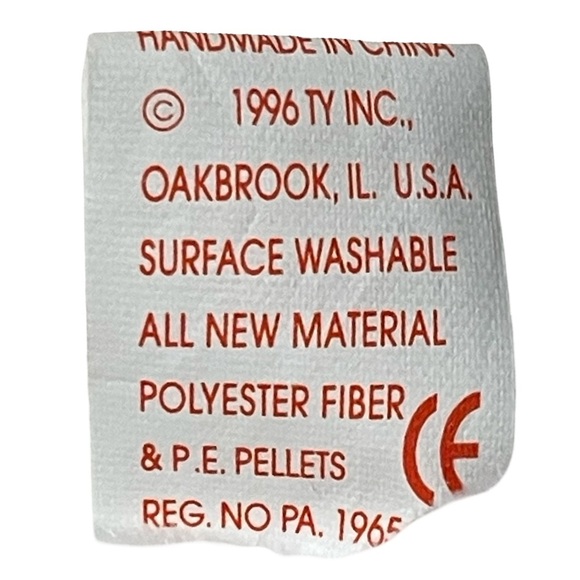 1996, Ty Beanie Baby Nanook the Husky Retired. RARE with Tag Errors Style #4104 - Picture 9 of 10